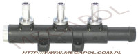 WTRYSKIWACZE - Rozdzielacze gazu -  - Rozdzielacz gazu 3 cyl.13mm/3x7mm/Rail