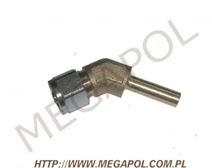 AKCESORIA - Złączki rury PCV - 2.Złączka kątowa rury PCV8mm/Cu8mm/135 stopni