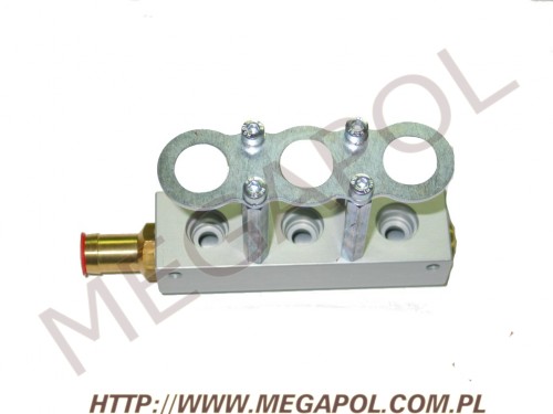 WTRYSKIWACZE - Korpusy listwy -  - HANA Korpus listwy/metal - 3 cylindry