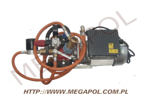 POMPY - Do układu LPG - Pompa membranowa 25bar/silnik HP1.25/kpl (z wężami i pistoletem)